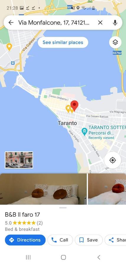 Il Faro 17 Bed & Breakfast Taranto Luaran gambar